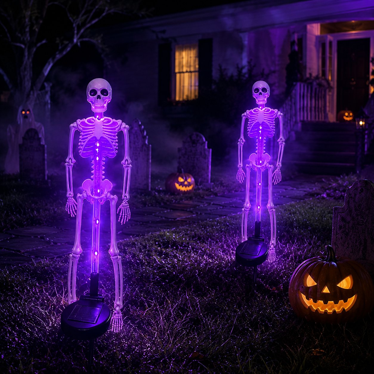💥LAST DAY 50% OFF🔥💀Solar Skeleton Yard Stake