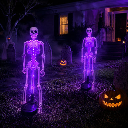 💥LAST DAY 50% OFF🔥💀Solar Skeleton Yard Stake