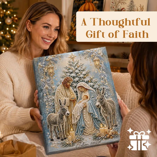 🎄LAST DAY 49% OFF-🌟Nativity Scene Diamond Painting Kit