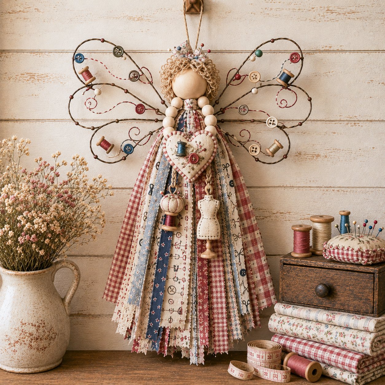 🔥HOT SALE - Angel Fabric Hanging DlY Kit