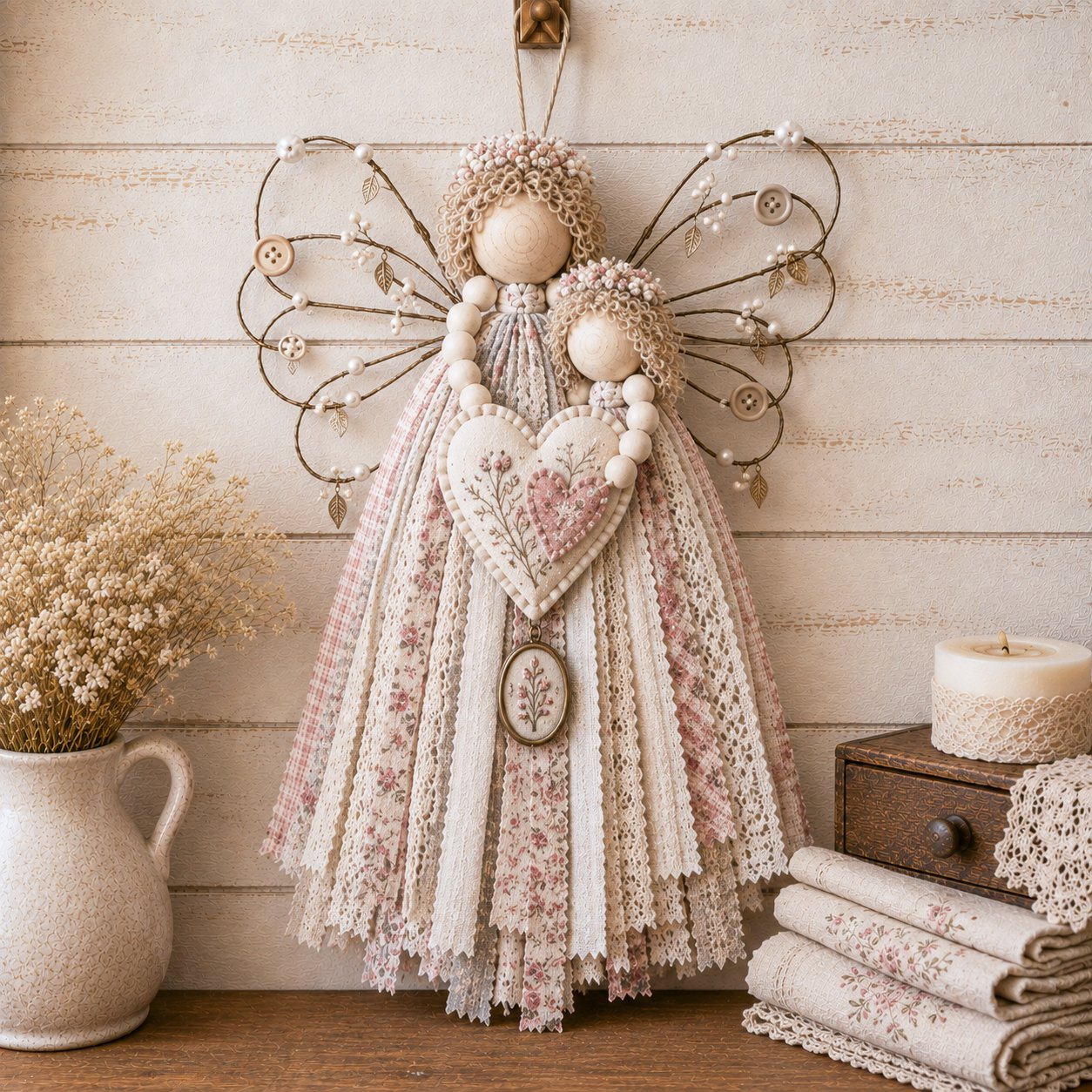 🔥HOT SALE - Angel Fabric Hanging DlY Kit