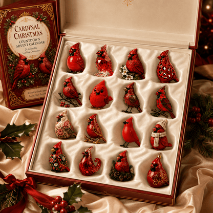 Last 50 pcs ⏰ High- quality model ✨ Cardinal Christmas 24-Day Countdown Calendar - Limited Anniversary Edition
