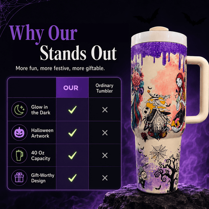 💀Last Day 50% OFF - 🎃 Halloween Special edition skeleton Tumbler For Tiktok