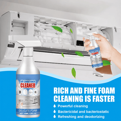 Air Conditioner Cleaner Foam Spray, 60ml AC Coil, Radiator, Fan Blade & Vent Deep Cleaning Deodorizer