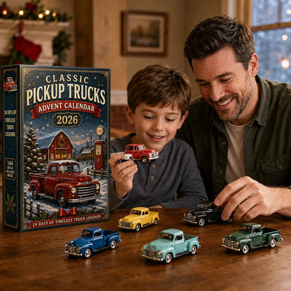 🔥😍 2026 Vehicle Advent Calendar Collection – 24 Days of Classic Machines, Trucks🎄