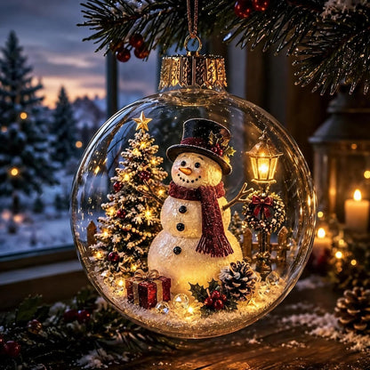 🔥HOT SALE 49% OFF -🎄Glowing Christmas Diorama Ornament🎅