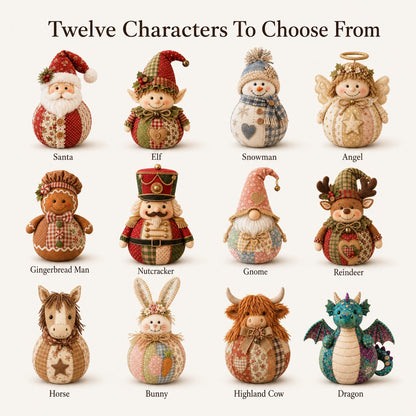 🔥Last Day 49% OFF -🎄🎅 Patchwork Fabric Doll DIY Kit