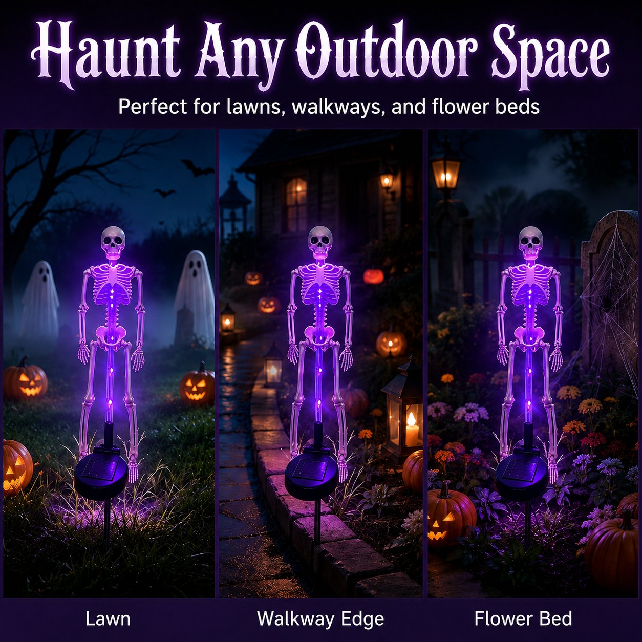 💥LAST DAY 50% OFF🔥💀Solar Skeleton Yard Stake