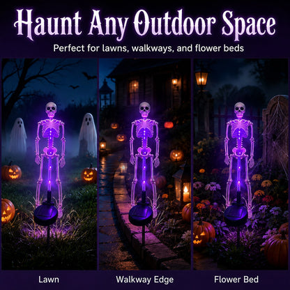 💥LAST DAY 50% OFF🔥💀Solar Skeleton Yard Stake