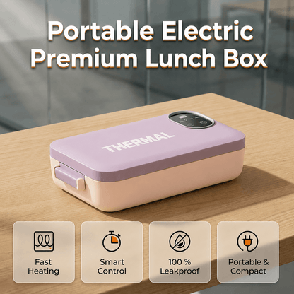 🍱🔋Portable electriclunch box with self-heating