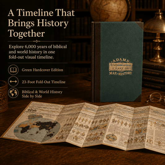 🔥📜 SPECIAL OFFER | Synchronological History Chart – 6,000 Years of Biblical & World Events in One Fold-Out Timeline