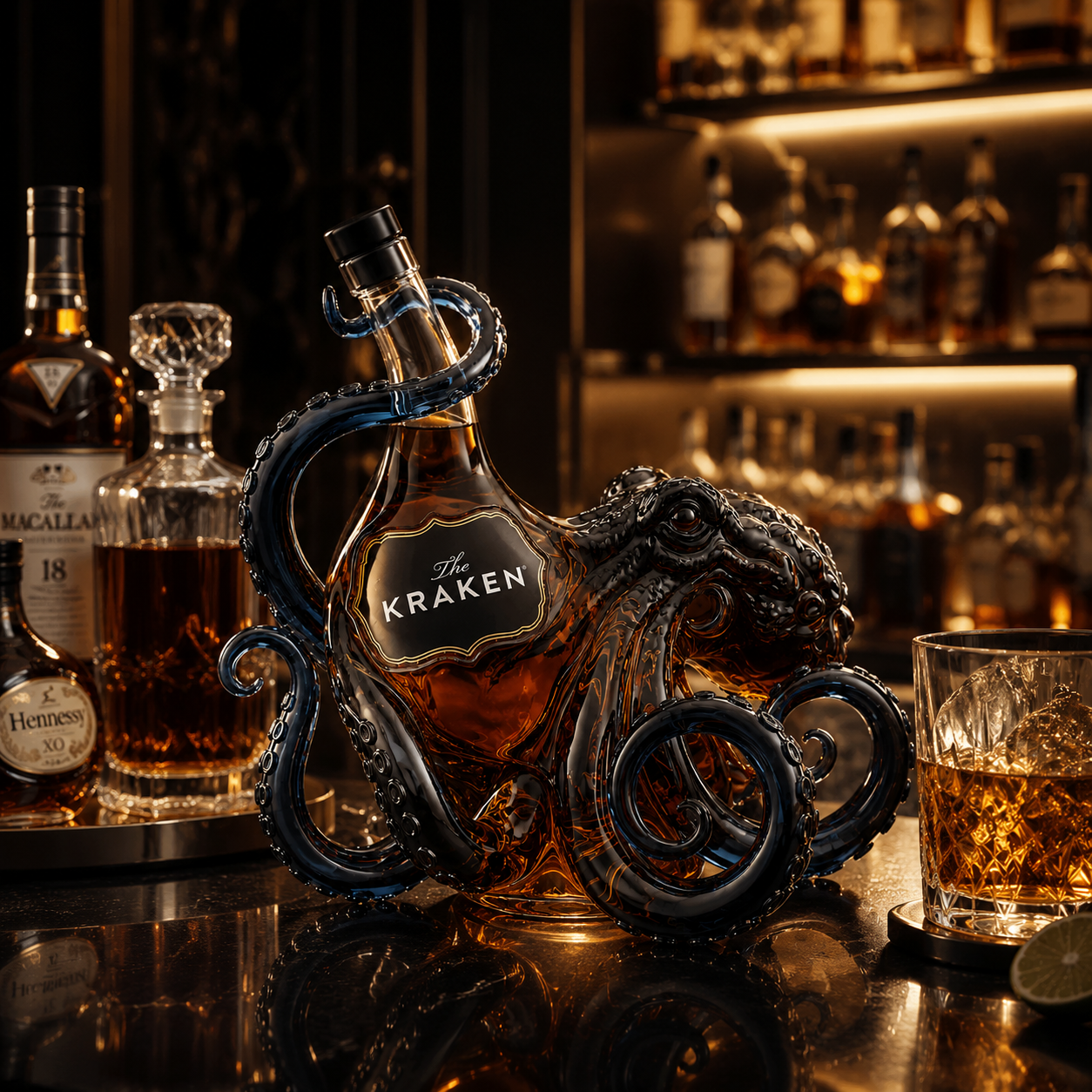 Kraken Pour™ Abyssal Luxury Legendary Decanter
