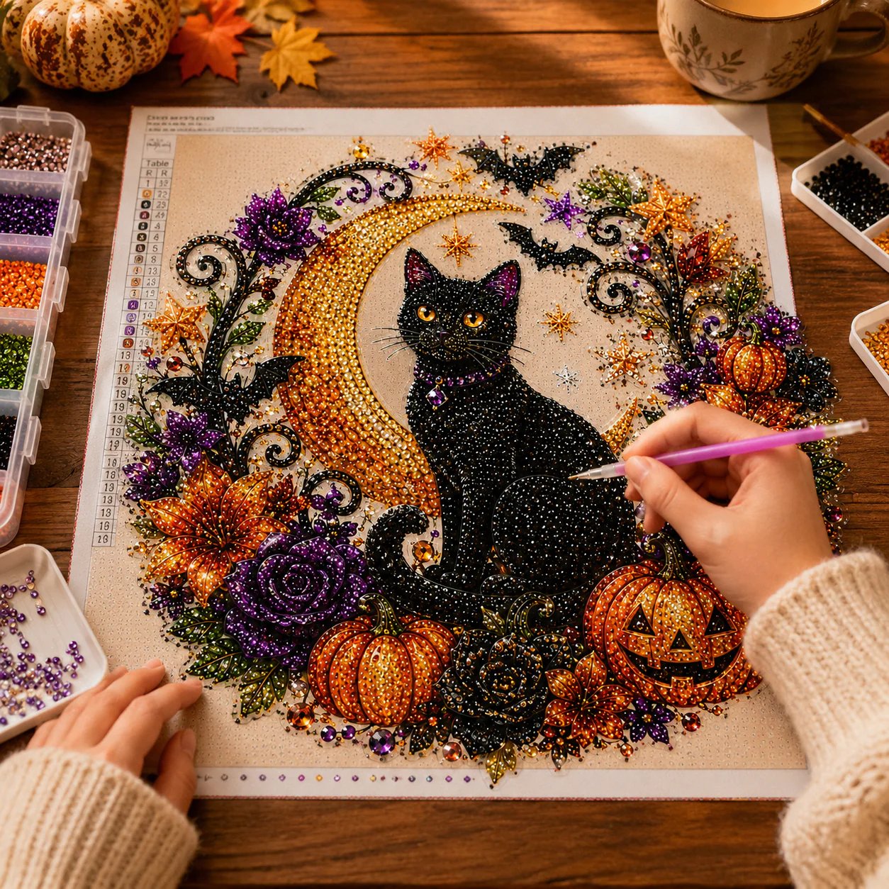 ✨🎃Halloween Pearl Art Hanging Ornament Kit👻