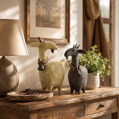 🔥Whimsical Farmhouse Goat Figurines🐐