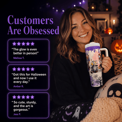 💀Last Day 50% OFF - 🎃 Halloween Special edition skeleton Tumbler For Tiktok