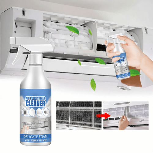Air Conditioner Cleaner Foam Spray, 60ml AC Coil, Radiator, Fan Blade & Vent Deep Cleaning Deodorizer