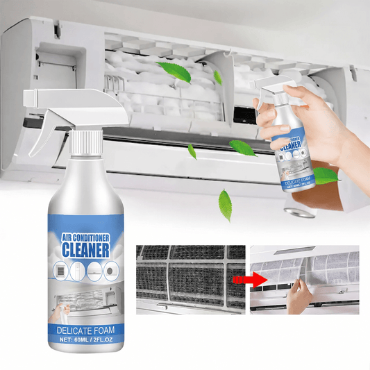 Air Conditioner Cleaner Foam Spray, 60ml AC Coil, Radiator, Fan Blade & Vent Deep Cleaning Deodorizer