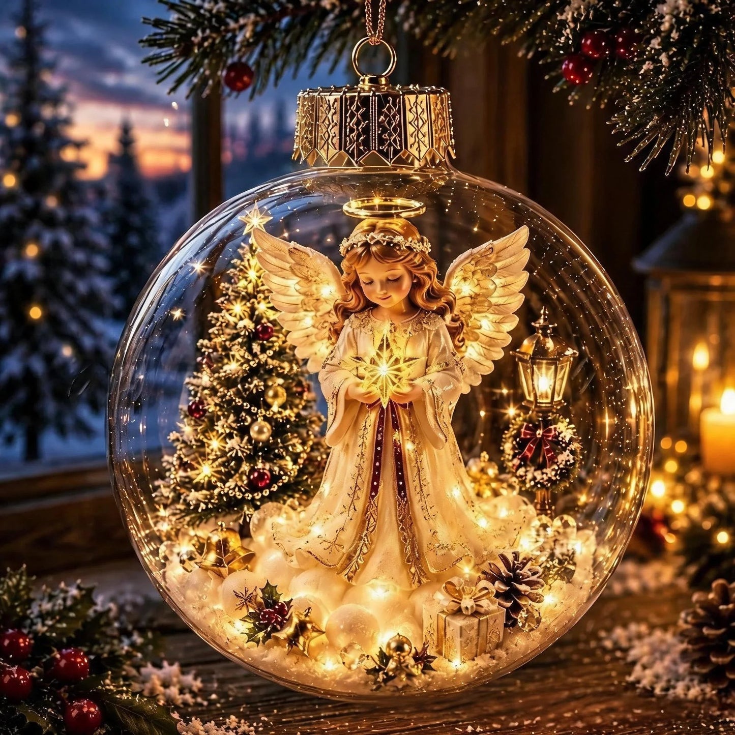🔥HOT SALE 49% OFF -🎄Glowing Christmas Diorama Ornament🎅