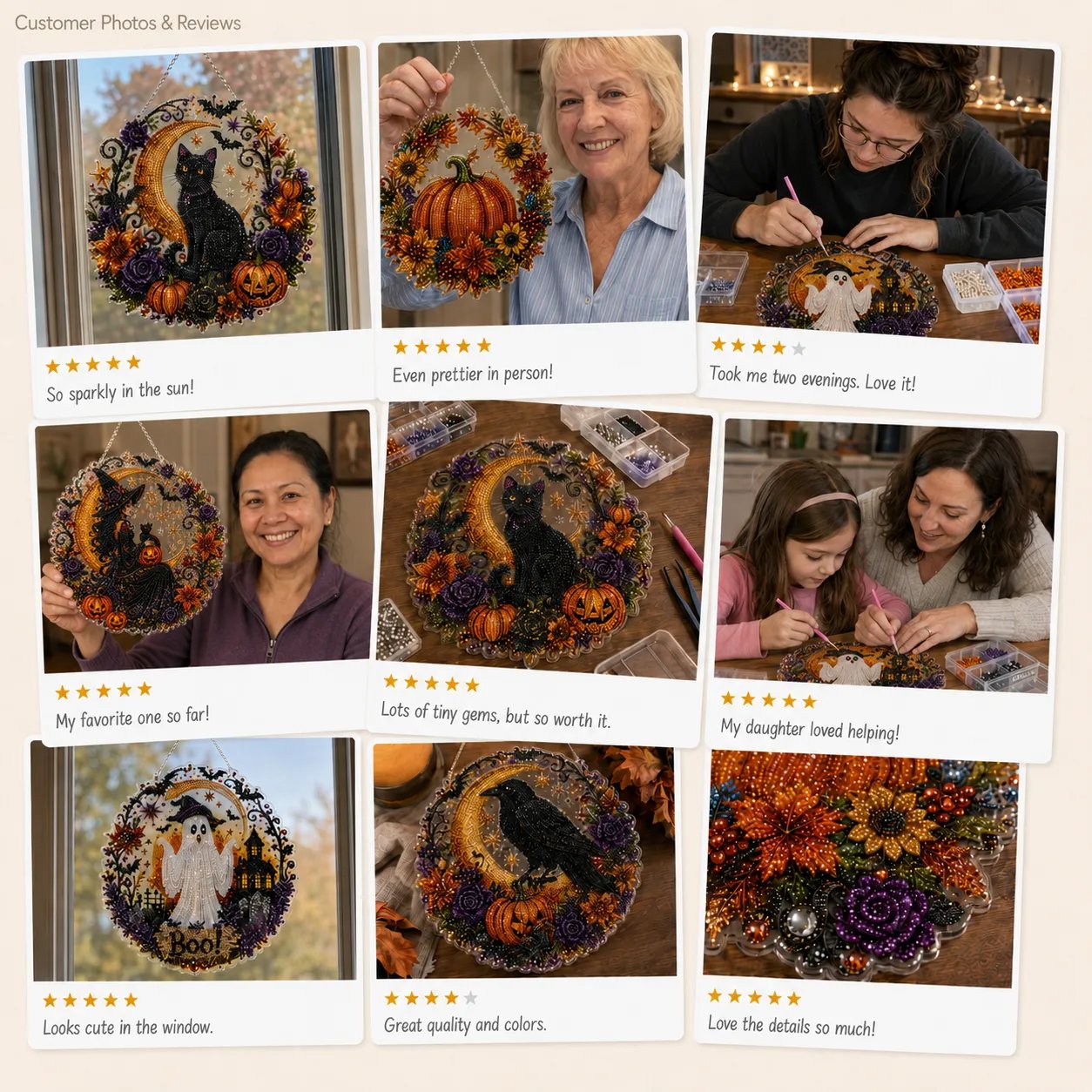 ✨🎃Halloween Pearl Art Hanging Ornament Kit👻