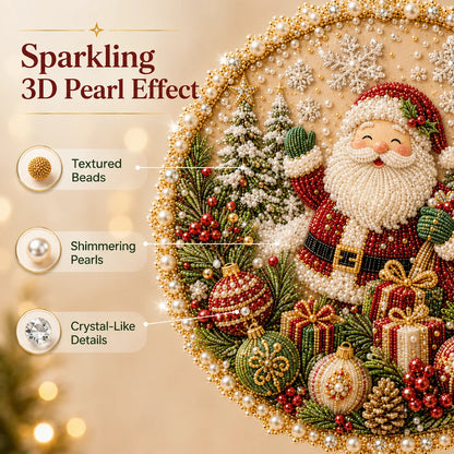 🔥Last Day 49% OFF-🌸🌻🍂🎄✨ Four Seasons & Holiday Pearl Art Hanging Wreath Kit ✨