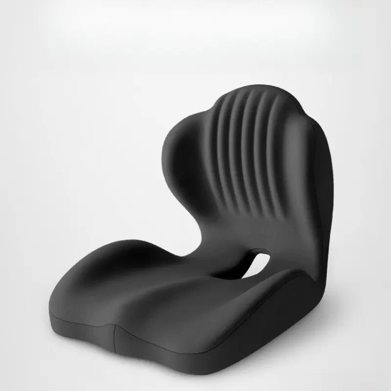 Ergonomic Memory Foam Seat Cushion with Lumbar & Back Support, Relieves Back Pain,Reduces Pressure