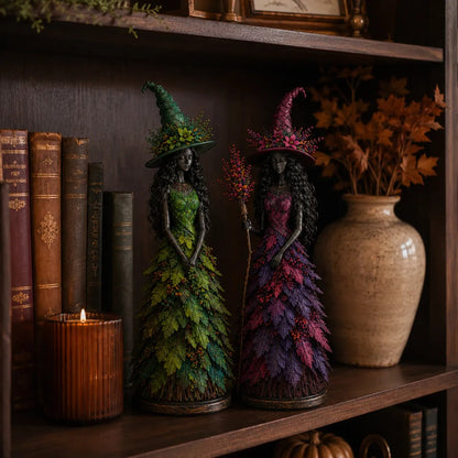 🔥LAST DAY 49% OFF - 🧙‍♀️Enchanted Autumn Witch Figurine (📦Buy 2 Free Shipping)