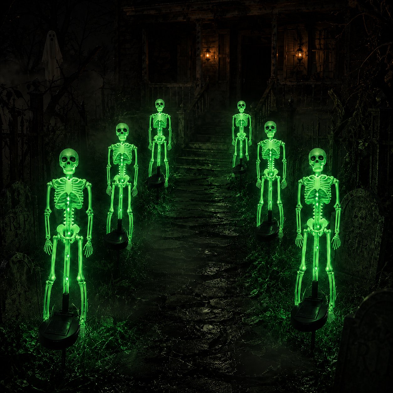 💥LAST DAY 50% OFF🔥💀Solar Skeleton Yard Stake