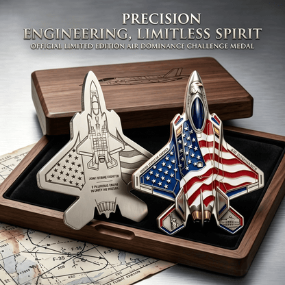 ✈️35th Anniversary Fighter Collector's Medallion - Limited Edition Metal Art