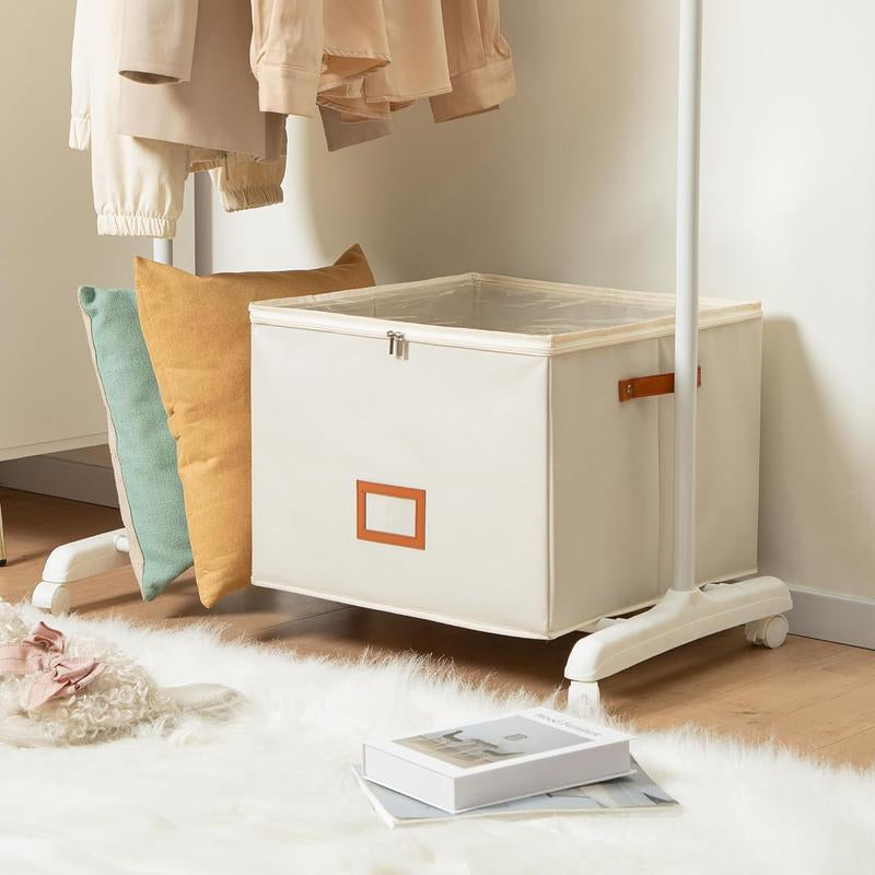 ⏰🔥LIMITED TIME 50%OFF! 👟Fabric Shoe Organizer Storage Box - Foldable, Large Capacity, Dustproof & Breathable for Closet & Bedroom🧺✨