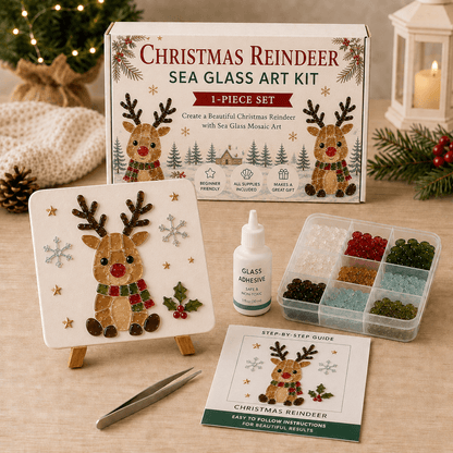 🎅🎄 Create your own magical Christmas sea glass art 🦌✨(🔥🔥🔥50% Off)