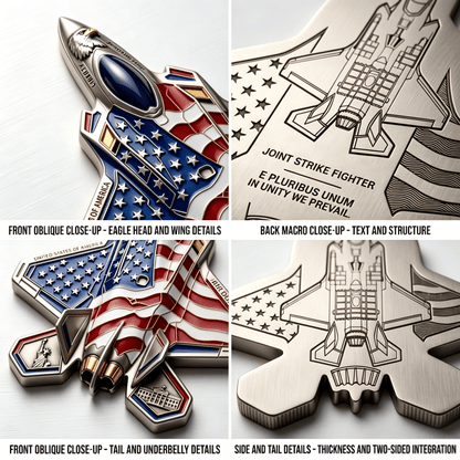 ✈️35th Anniversary Fighter Collector's Medallion - Limited Edition Metal Art