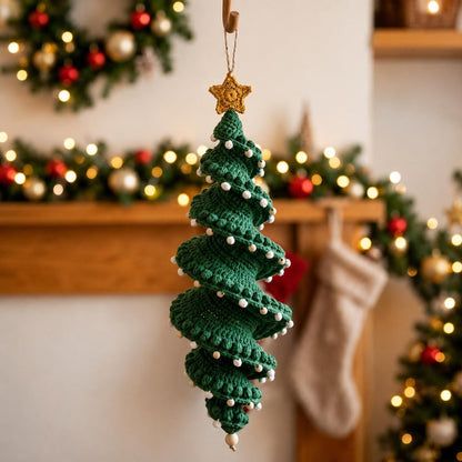 🔥Last Day 49% OFF✨Crochet Snowman Spiral Ornament DIY Kit