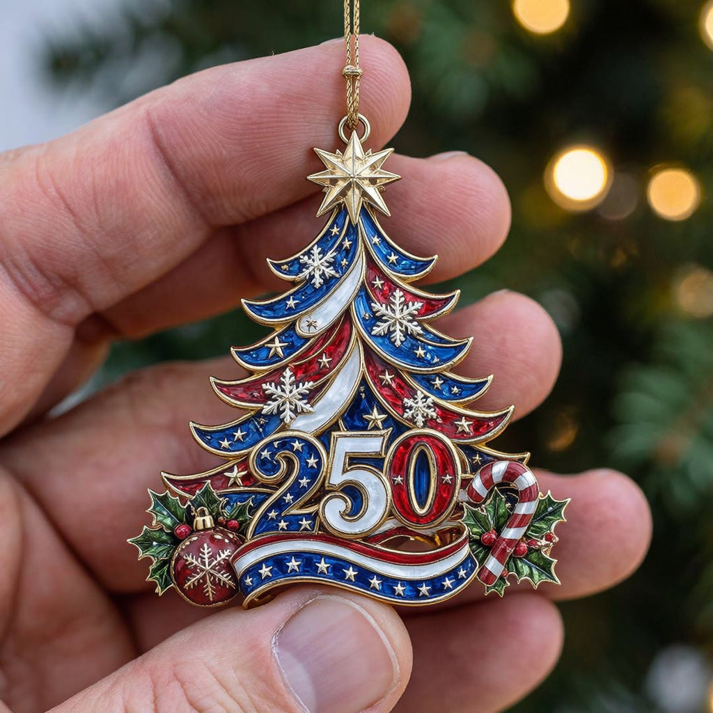 🎉Last Day 50% OFF🌲USA 250th Anniversary Christmas Ornament