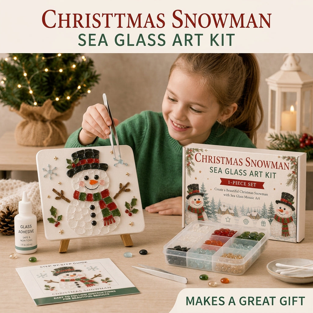 🎅🎄 Create your own magical Christmas sea glass art 🦌✨(🔥🔥🔥50% Off)