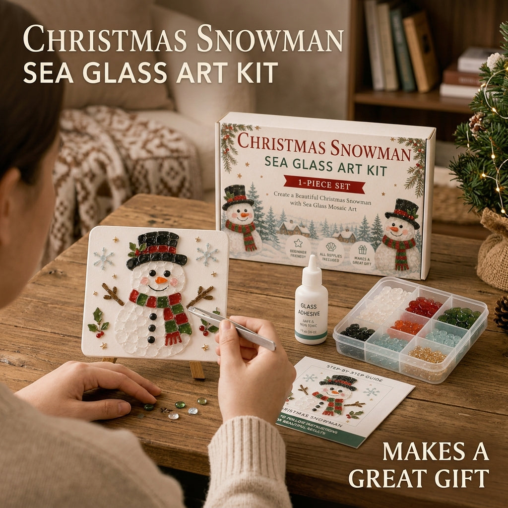 🎅🎄 Create your own magical Christmas sea glass art 🦌✨(🔥🔥🔥50% Off)