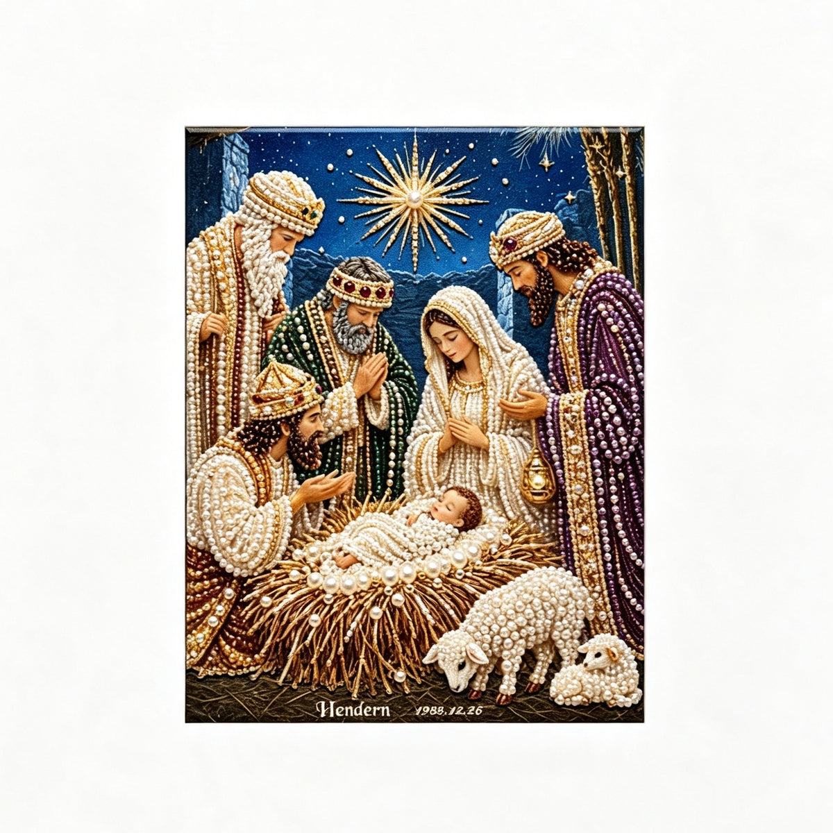 🎄LAST DAY 49% OFF-🌟Nativity Scene Diamond Painting Kit