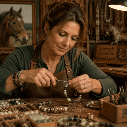 🔥Limited Edition🐎 Western Horse Guardian Crystal Bracelet👍