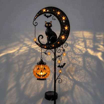 🎃Halloween Early Bird Sale | 49% OFF Pumpkin Moon Garden Stake Light
