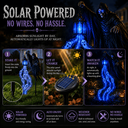 🎁Today 49% OFF🎁💀Halloween Soul Harvester Animated Garden Light