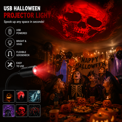 ❤️Last Day 49% Off❤️🎃 Plug It In. Watch Your Room Come Alive With Halloween Magic💀 Halloween 6-Disc Set