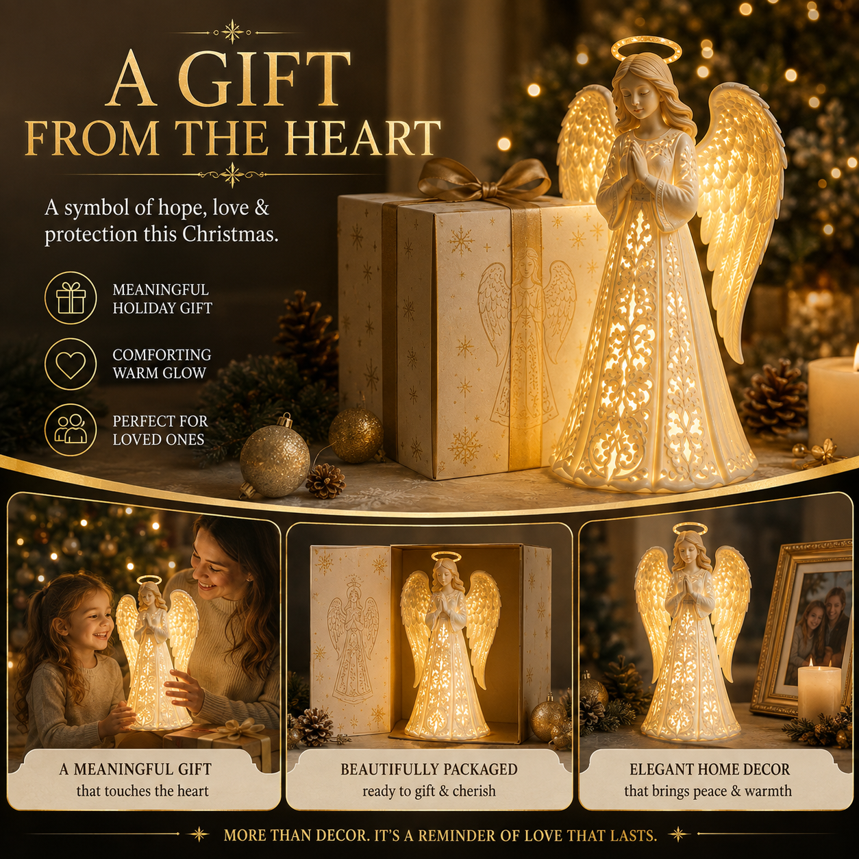✨Angel Christmas Guardian Light - A Symbol of Hope, Love & Protection