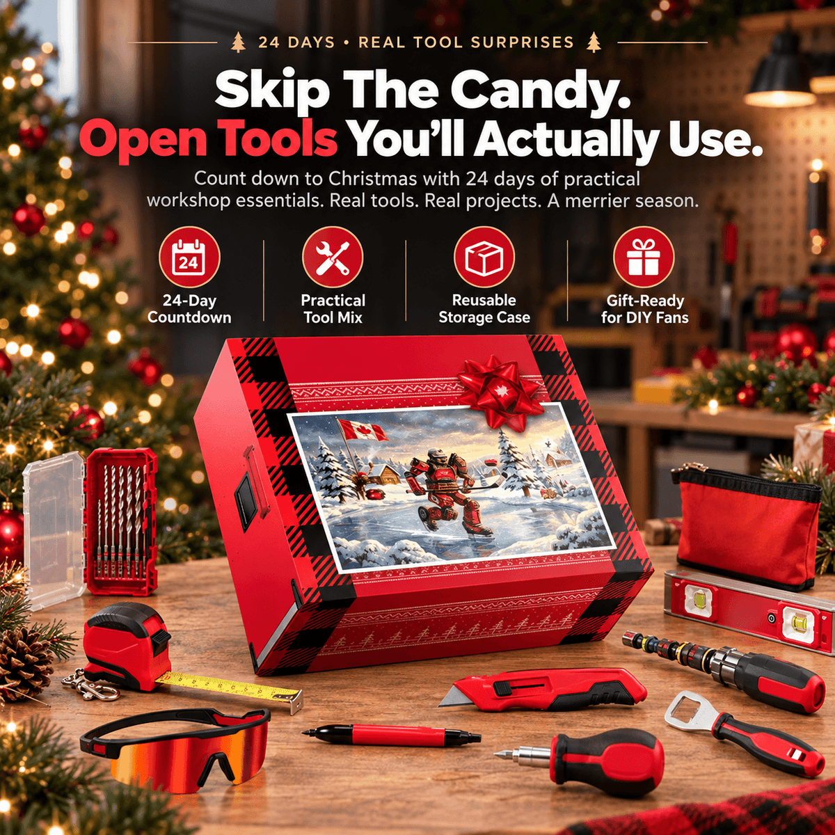 24 Days of Tools Christmas Countdown Gift Set
