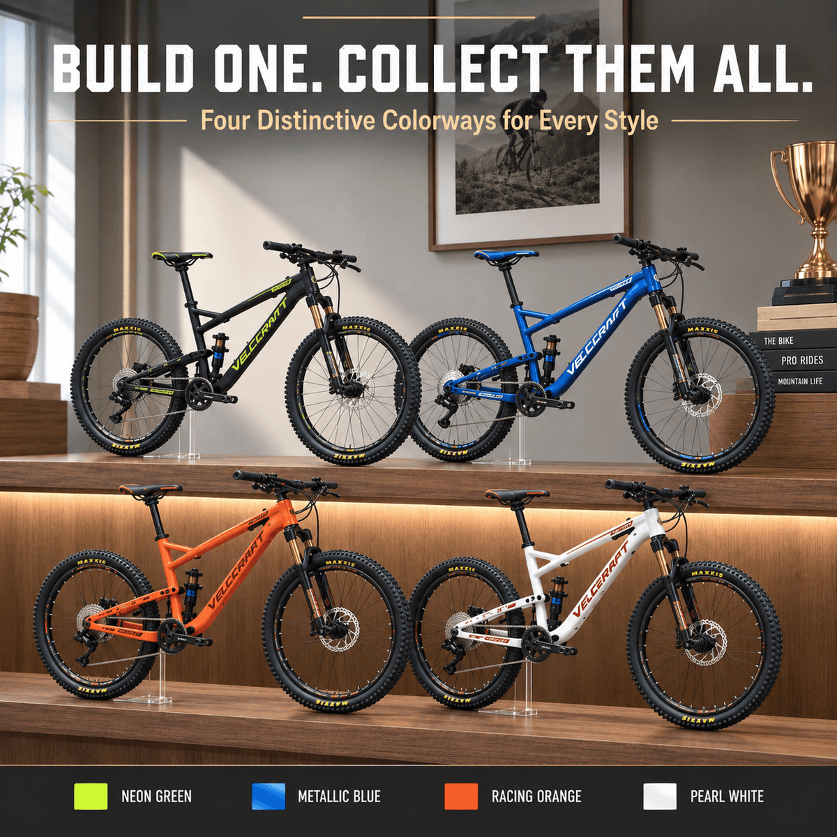 🚲DIY Mountain Bike Model Kit- Build, Display & Collect