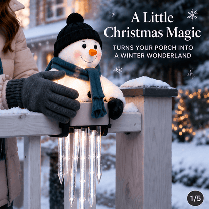 🔥HOT SALE 49% OFF - ⛄ WinterGlow Snowman Icicle Light Decor