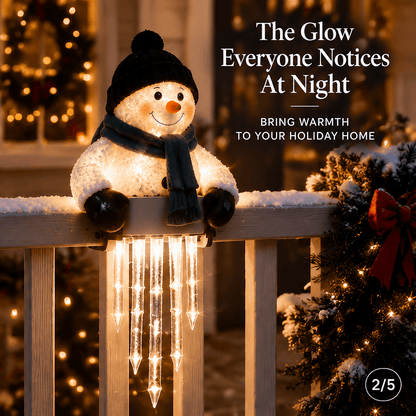 🔥HOT SALE 49% OFF - ⛄ WinterGlow Snowman Icicle Light Decor