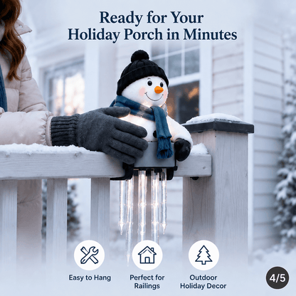 🔥HOT SALE 49% OFF - ⛄ WinterGlow Snowman Icicle Light Decor