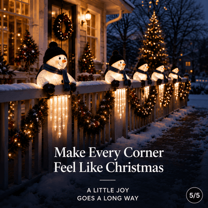 🔥HOT SALE 49% OFF - ⛄ WinterGlow Snowman Icicle Light Decor