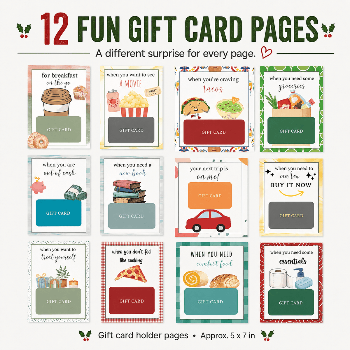🔥LIMITED-TIME 49% OFF一 Christmas Gift Card Book