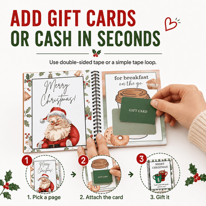 🔥LIMITED-TIME 49% OFF一 Christmas Gift Card Book