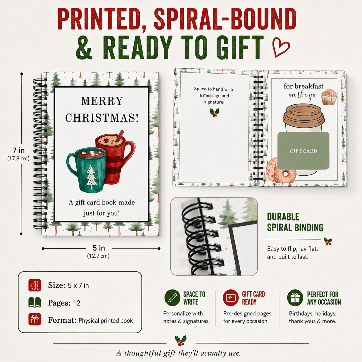 🔥LIMITED-TIME 49% OFF一 Christmas Gift Card Book